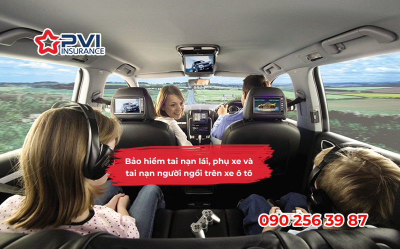 Bảo hiểm tai nạn lái, phụ xe và tai nạn người ngồi trên xe ô tô PVI - https://pvihochiminh.com/